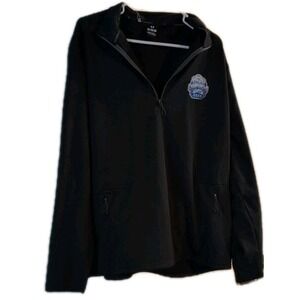 2024‎ ACC Championship Golf Links  1/4 Zip Pullover Mens XL Black  Golf UA